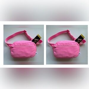 Art Class HOT pink 
Bundle of 2 crossbody bag / fanny pack